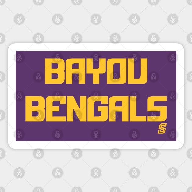 Bayou Bengals Magnet by StadiumSquad